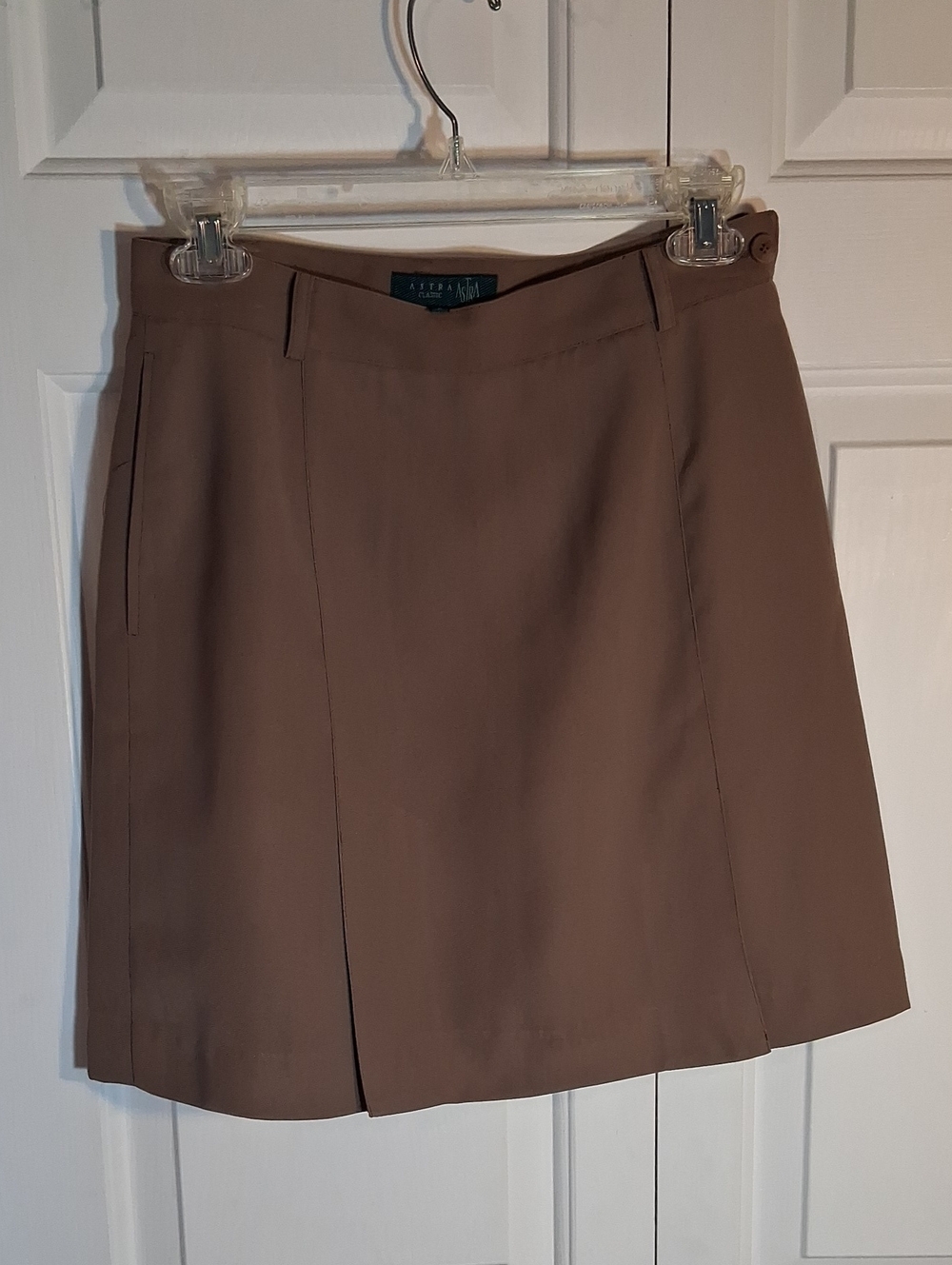 Astra Taupe Brown A-Line  Skort